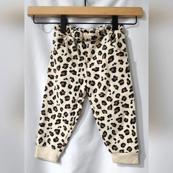 Garanimals 18M Animal Print Paperbag Waist Leggings Bow Pockets - Picture 1 of 6